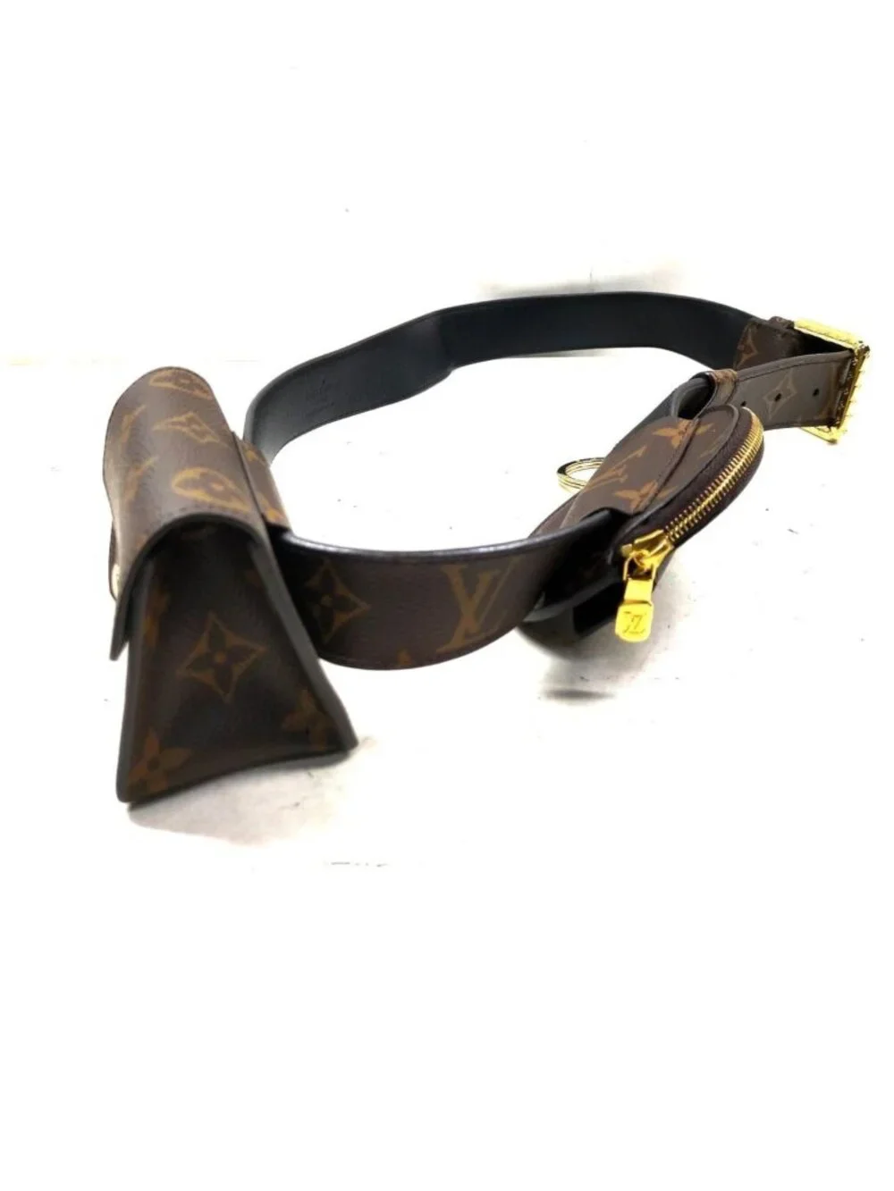 Authentic Louis Vuitton Monogram Multi-Pocket Utility Belt Bag